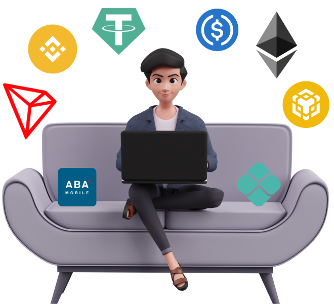faq boy with logos